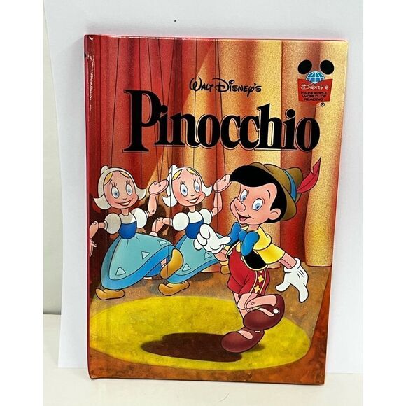 Disney’s Pinocchio Disney’s Wonderful World of Reading Book 1995 - Picture 1 of 5
